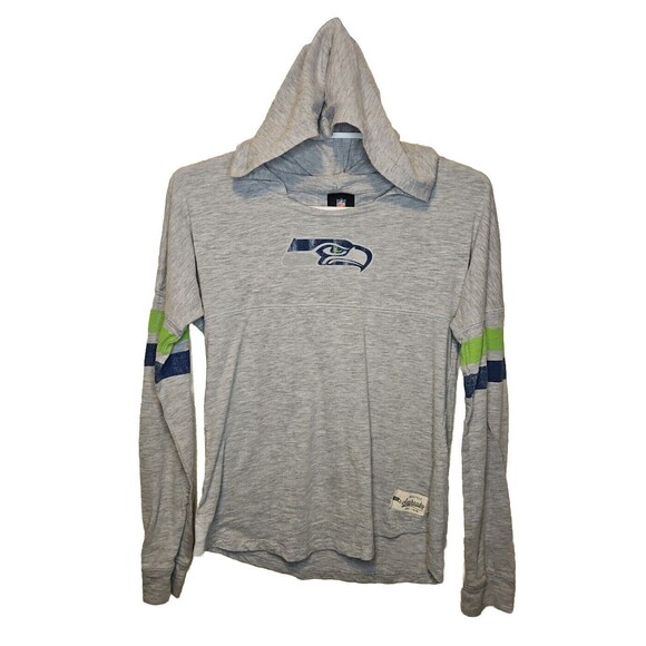 NFL Other - Seattle Seahawks NFL Lightweight Pullover Hoodie Gray Logo Girls Size L Large